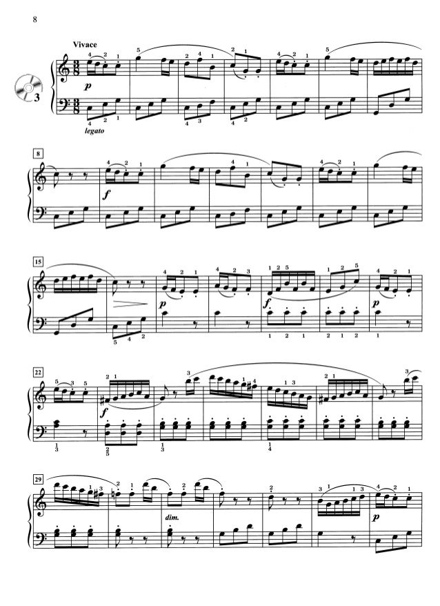 Suzuki Piano School - Volume 3 (New International Edition): Piano Part